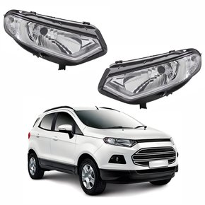 Par de Farol Ford Ecosport 2013 Até 2017