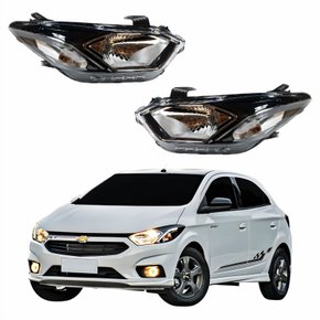 Par de Farol Gm Onix 2017 Até 2019 Com LED
