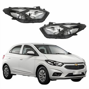 Par de Farol Gm Onix 2017 Até 2020 Original Arteb