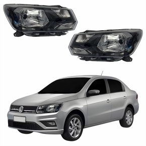 Par de Farol Vw Voyage G8 2018 Até 2023 Original Arteb