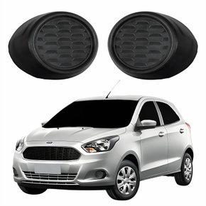 Par de Grade Parachoque Ford Ka 2015 Até 2017 Sem Furo