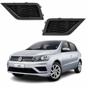 Par de Grade Parachoque Vw Gol G8 2018 Até 2023 Sem Furo