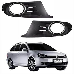 Par de Grade Parachoque Vw Jetta Variant 2011 Até 2014 Com Furo