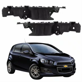 Par de Guia Parachoque Gm Sonic Hatch 2012 Até 2016