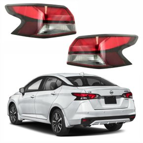 Par de Lanterna Nissan Versa 2020 Até 2023 Canto