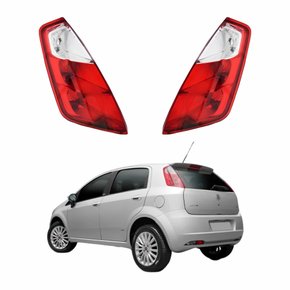 Par de Lanterna Traseira Fiat Punto 2008 Até 2012