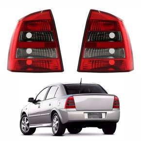 Par de Lanterna Traseira Gm Astra Sedan 2003 Até 2012 Fumê