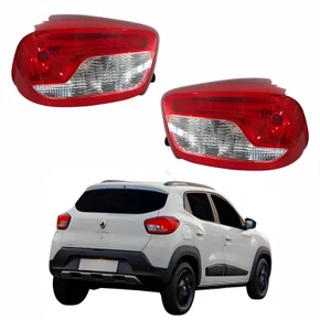 Par de Lanterna Traseira Renault Kwid 2017 Até 2021