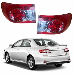 Par de Lanterna Traseira Toyota Corolla 2012 2013 2014 Sem Led Canto