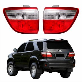 Par de Lanterna Traseira Toyota Hilux Sw4 2009 2010 2011 Canto