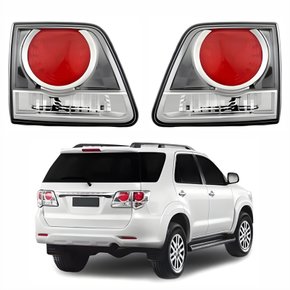 Par de Lanterna Traseira Toyota Hilux Sw4 2012 Até 2015 Tampa