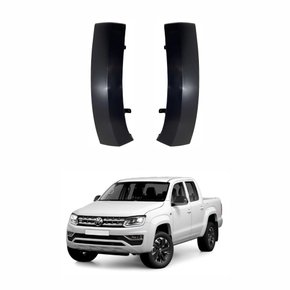 Par De Moldura Parachoque Dianteiro Vw Amarok 2017 Até 2021