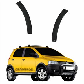Par De Moldura Parachoque Dianteiro Vw Crossfox 2003 Até 2010
