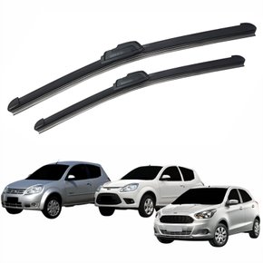 Par de Palheta Dianteira Universal 19” e 17” Ford Ka 1997 Até 2021