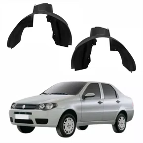 Par de Parabarro Dianteiro Fiat Siena G3 2004 Até 2007