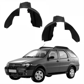 Par de Parabarro Dianteiro Fiat Weekend G3 2004 Até 2007