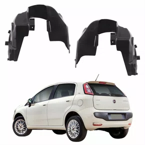 Par de Parabarro Traseiro Fiat Punto 2013 Até 2017