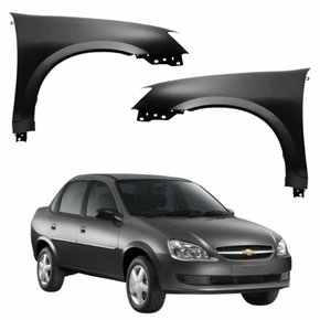 Par de Paralama Gm Classic 2011 até 2016 Sem Furo