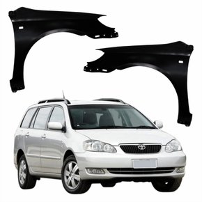 Par de Paralama Toyota Filder 2003 Até 2008