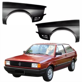 Par de Paralama Vw Gol 1987 Até 1990
