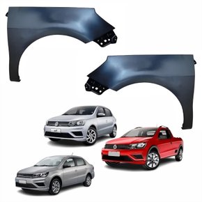 Par de Paralama Vw Gol Voyage G8 2018 Até 2023 Saveiro G7 2017 Até 2023