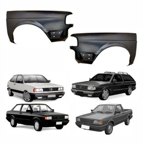 Par de Paralama Vw Gol Voyage Parati Saveiro G1 1991 Até 1994