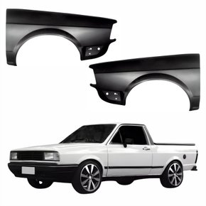 Par de Paralama Vw Saveiro 1986 Até 1990