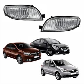 Par de Pisca do Retrovisor Renault Logan 2014 até 2023 Sandero 2015 até 2023 Nissan Versa 2015 até 2019