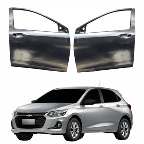 Par de Porta Dianteira Gm Onix 2020 Até 2024