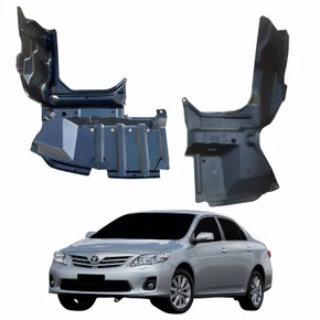 Par Defletor Para-choque Dianteiro Toyota Corolla 2009 Até 2014