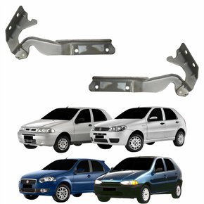 Par Dobradiça Capo Fiat Palio 1996 Até 2013