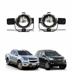 Par Farol Auxiliar de Milha Gm S10 Blazer 2012 2013 2014 2015 2016
