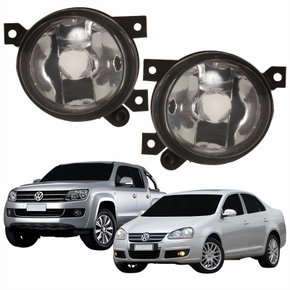 Par Farol Auxiliar De Milha Vw Amarok 2010 Até 2016 Jetta 2006 Até 2010