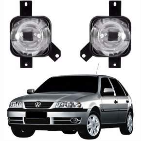 Par Farol Auxiliar De Milha Vw Gol G3 1999 Até 2005