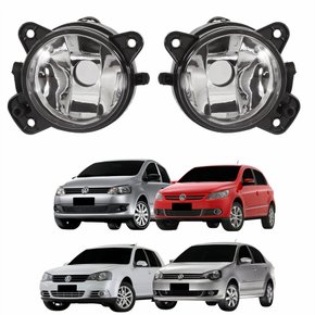 Par Farol Auxiliar De Milha Vw Gol G5 2009 Até 2012 Golf 2008 Até 2013 Fox 2011 Até 2014 Polo 2007 Até 2012