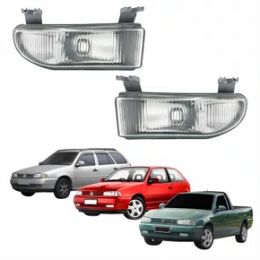 Par Farol Auxiliar De Milha Vw Gol Parati Saveiro G2 1995 Até 1999