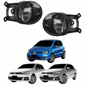 Par Farol Auxiliar De Milha Vw Gol Voyage G7 2016 Até 2018 Fox 2015 Até 2017