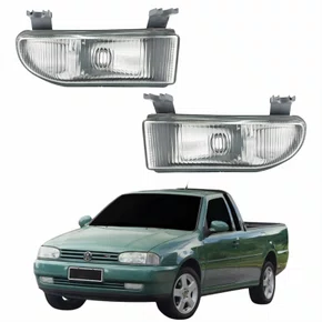 Par Farol Auxiliar De Milha Vw Saveiro G2 1995 Até 1999
