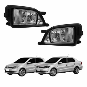 Par Farol De Milha Auxiliar VW Gol G6 2013 Até 2016 VW Voyage G6 2013 Até 2016