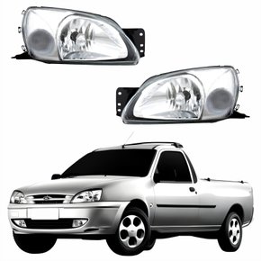 Par Farol Ford Courier 2000 Até 2010 Pisca Cristal