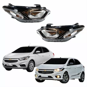 Par Farol Gm Onix Prisma 2017 Até 2019 Com LED