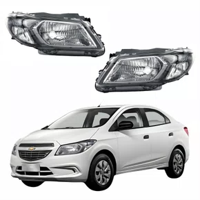 Par Farol Gm Prisma 2013 até 2016 Original Fumê