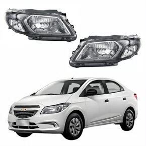 Par Farol Gm Prisma Joy 2017 até 2019 Original Fumê