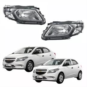 Par Farol Gm Prisma Onix 2013 até 2016 Prisma Joy Onix Joy 2017 até 2019 Original Fumê