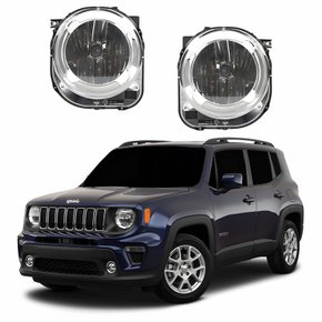 Par Farol Jeep Renegade 2015 Até 2020 Sem Led
