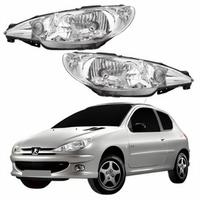 Par Farol Peugeot 206 2004 Até 2009 Simples