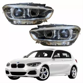 Par Farol Principal Bmw Série 1 114I 116I 118I 120I 2011 Até 2019 Full Led