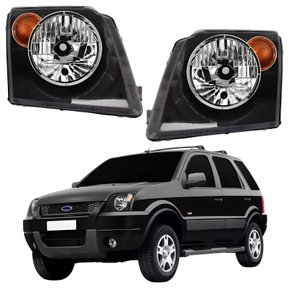 Par Farol Principal Ford Ecosport 2003 2004 2005 2006 2007 Pisca Âmbar