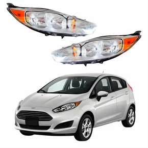 Par Farol Principal Ford New Fiesta Mexicano 2013 Até 2017 Pisca Âmbar