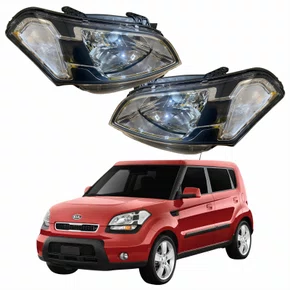 Par Farol Principal Kia Soul 2009 2010 2011 2012 Cromado